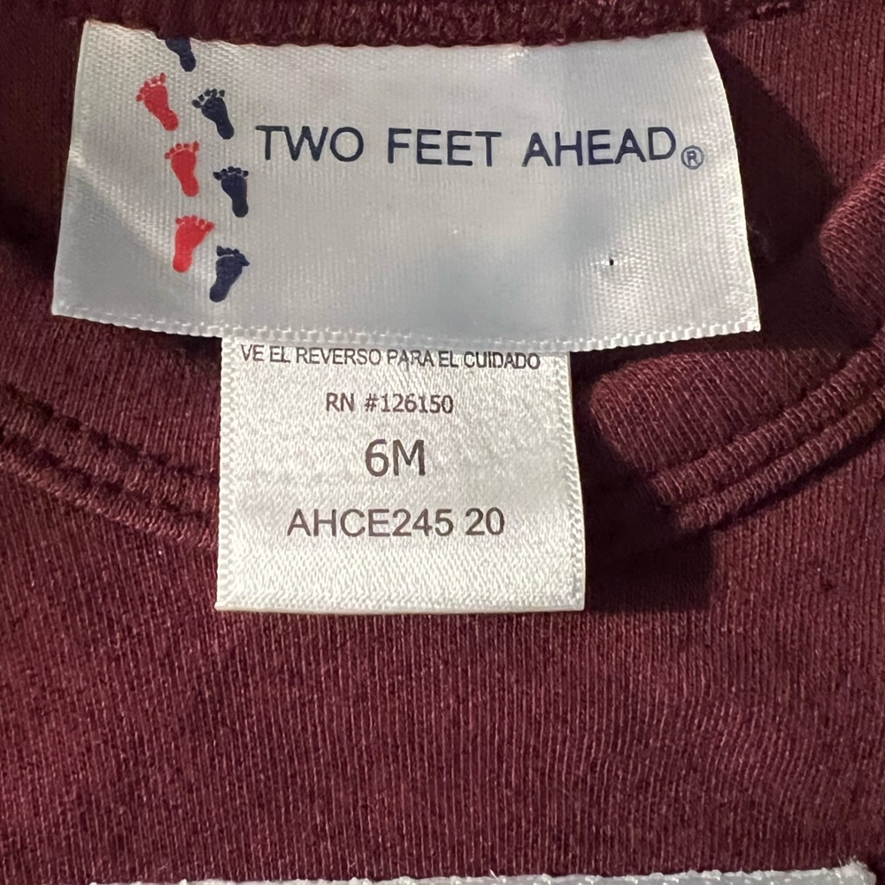 Darling Maroon ATM Aggie Tutu Onsie - Picture 3 of 3